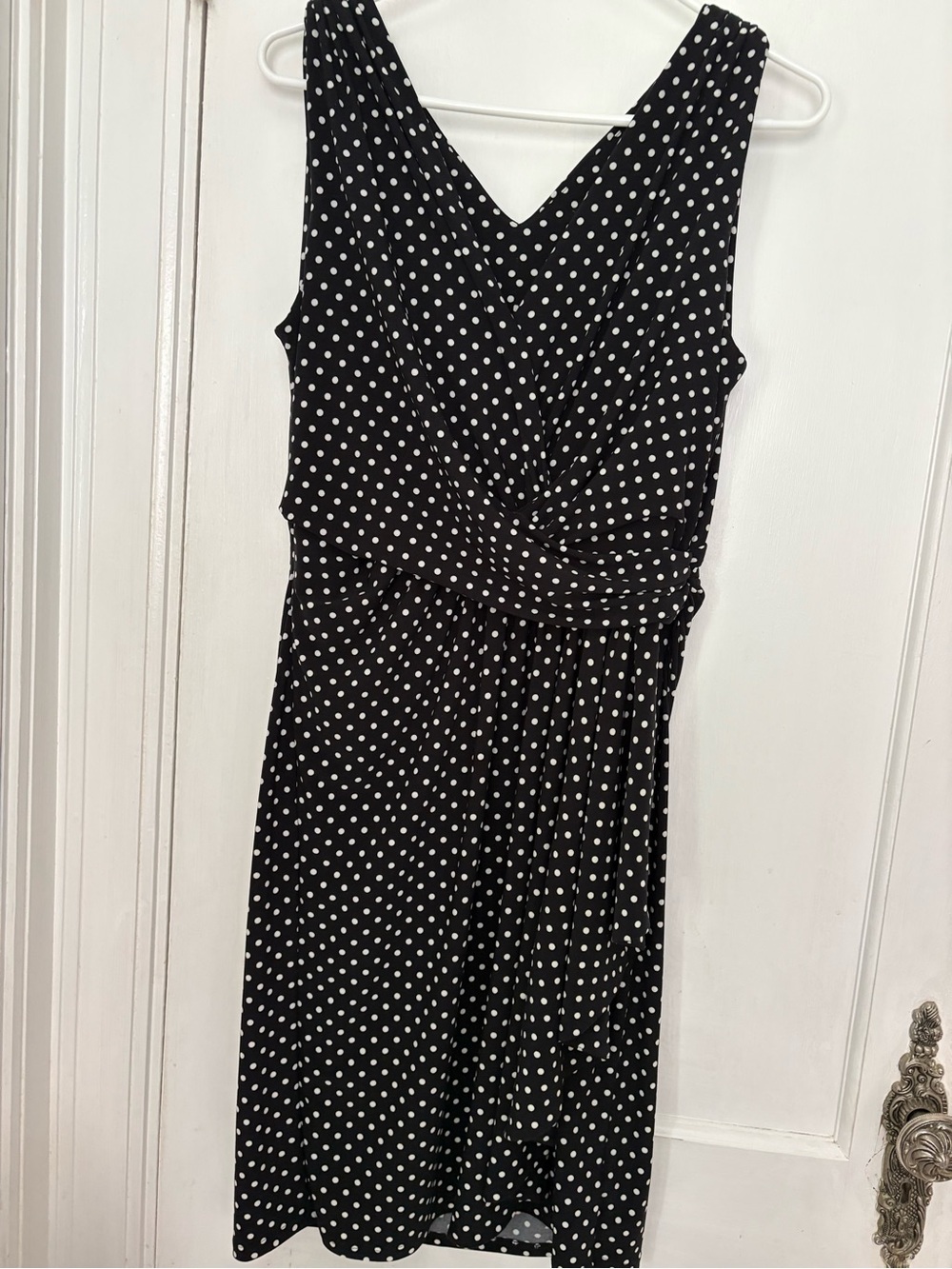 Lauren Ralph Lauren Black Dress with White Polka Dots